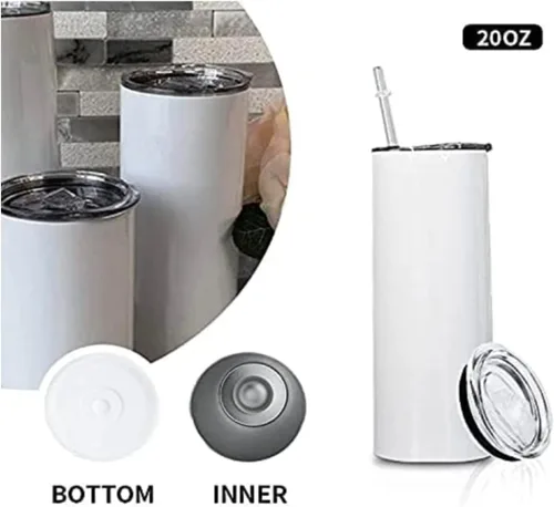 Vista 7 de Vaso delgado de 20 onzas con popote de metal y tapa, regalo para mujeres obsesionadas con el crimen verdadero, perfecto para amantes