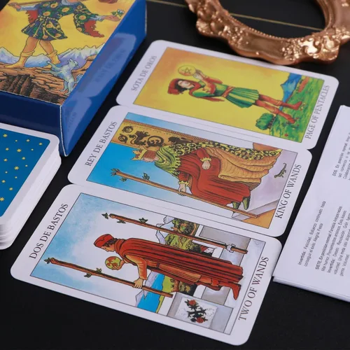 Vista 7 de Cartas de Tarot en Español: Cartas del Tarot Español, Cartas Originales del Tarot con Guía para Principiantes - Cartas de Tarot