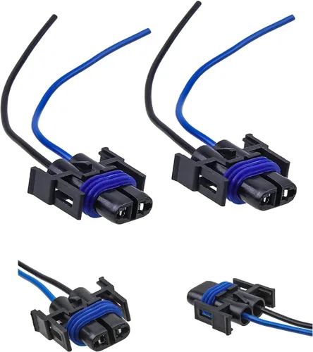 Vista 5 de x xotic tech H4 9003 HB2 Arnés de cable de servicio pesado hembra conector de extensión de coleta H4 a 3 pines adaptador para luz antiniebla, etc. 2
