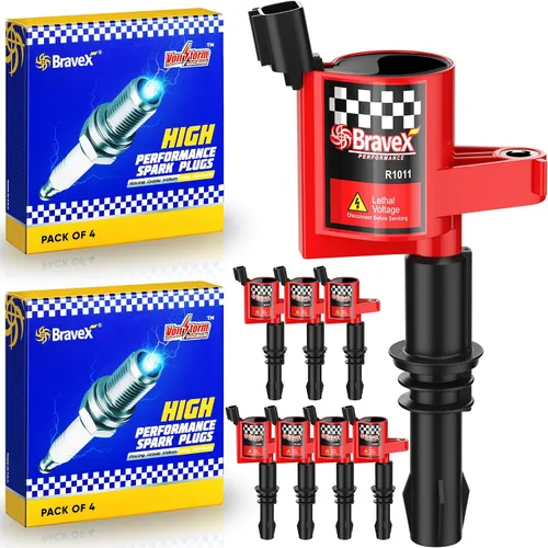 Vista 9 de Bobina de encendido de alto rendimiento, paquete de 8 unidades para Ford F-150 F-250 F-350 4.6L 5.4L V8 CROWN VICTORIA EXPEDITION MUSTANG LINCOLN