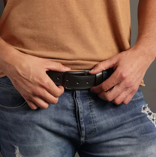 Vista 4 de Kolossus Cinturón para hombre - Cinturones de cuero de grano superior para hombre