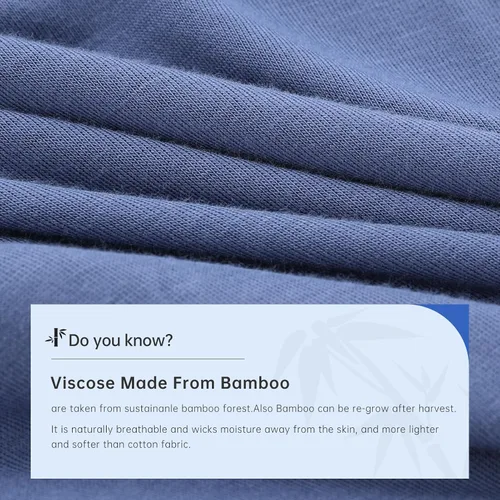 Vista 4 de BAMBOO COOL Calzoncillos tipo bóxer para hombre, paquete de 4 unidades, ropa interior suave y transpirable de viscosa de bambú para hombres