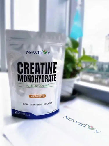 Vista 5 de Monohidrato de creatina, micronizado, puro, sin sabor, 280g (9.8oz)