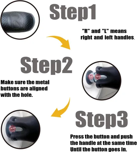 Vista 3 de AB Wheel Roller, Exercise Abdominal Wheel Fitness for Gym & Home, Core Work-out Strength-Training Roller