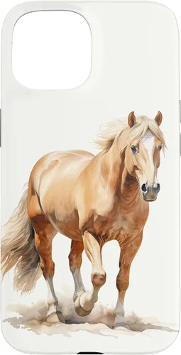 Vista 6 de Funda para iPhone 16 con diseño de caballo Palomino
