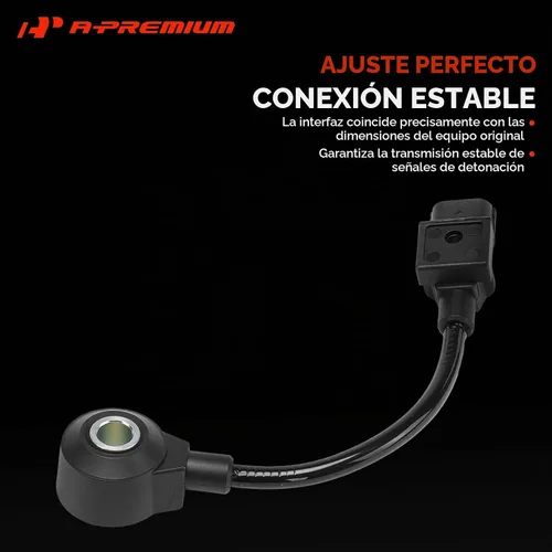 Vista 3 de Sensor de detonación de golpe de encendido A-Premium compatible con Honda, Acura