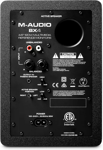 Vista 10 de M-AUDIO Par de monitores de estudio con cable de 4.5" BX4