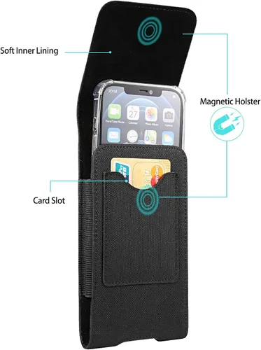 Vista 3 de Fundas para teléfono celular con ranura para tarjeta compatible con Samsung Galaxy S26 S25 S24 S23 S22 S10 Note 10 A10e / Apple iPhone 17 16 15 14