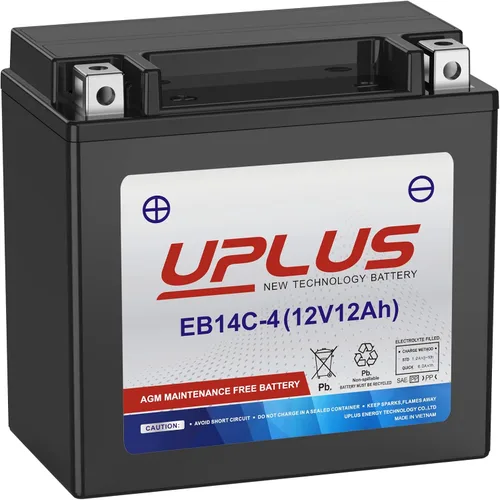 Vista 15 de YT7B-BS UPLUS - Batería para motocicleta EB7B-4, ATV, scooter, ATV AGM, sin mantenimiento, compatible con Yamaha CAN-AM Ducati Kawasaki Suzuki