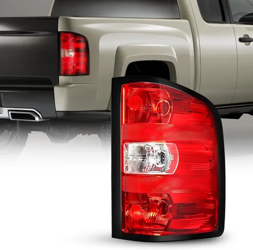 Vista 10 de AUTOONE - Para Chevy Silverado 2007-2013 Conjunto de Luz Trasera de Fábrica OEM Luces Traseras Compatibles con Chevy Silverado 1500/2500HD 3500HD