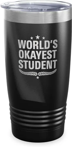 Vista 110 de World's Okayest Accountant - Vaso de regalo para compañeros de trabajo, regalo para miembros de la familia, regalos de Navidad, tazas de café