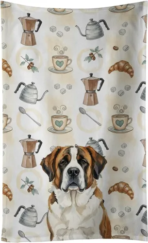 Vista 145 de Caroline's Treasures Afghan Hound - Toalla de cocina para barra de café, terciopelo frontal y lazo de algodón, lavable a máquina Sabueso afgano
