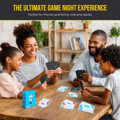 Vista 6 de Juego de cartas – Juego de cartas familiar de ritmo rápido estilo Rummy para niños, adolescentes y adultos A partir de 7 años 2 a 4 jugadores