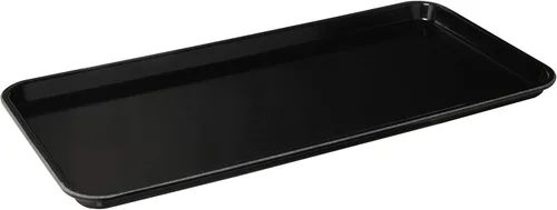 Vista 2 de Cambro 918MT110 - Bandeja de mercado de 9" x 18" de fibra de vidrio negra