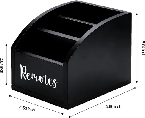 Vista 2 de BONNY DODO Soporte de control de madera (negro, S)