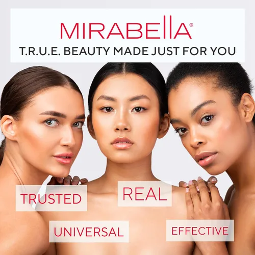 Vista 6 de Mirabella Beauty - Polvo de maquillaje universal prensado, brillo por Mirabella Beauty, polvo de fijación mate translúcido infundido con ácido