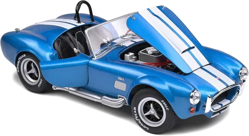 Vista 5 de Solido 421183910 AC Cobra MKII 427 (1965) Otra licencia Mk II modelo juguete, azul metálico, escala 1:18