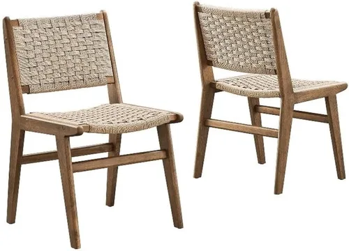 Vista 12 de Modway Saoirse - Sillón decorativo de madera de imitación en color negro natural