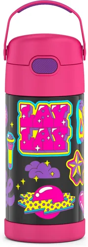 Vista 32 de THERMOS FUNTAINER Botella de agua con pajita, 12 onzas, Avengers