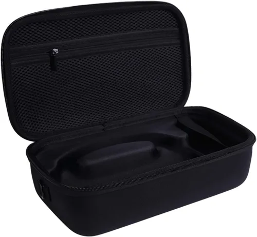 Vista 2 de Funda de transporte para JBL Charge 6 con altavoz Bluetooth, bolsa de almacenamiento portátil con correa para el hombro (todo negro)