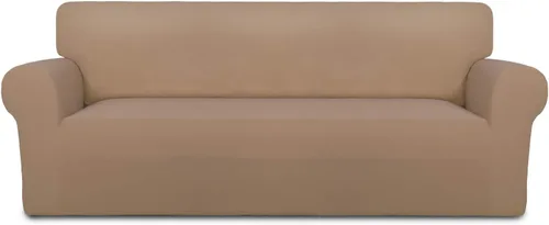 Vista 66 de PureFit Funda súper elástica para sofá reclinable con bolsillo, funda de sofá suave y antideslizante de elastano, lavable, protector de muebles