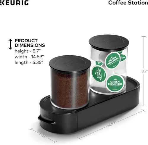Vista 5 de Keurig - Carrusel para almacenar cápsulas de café, capacidad para hasta 36 K-Cup