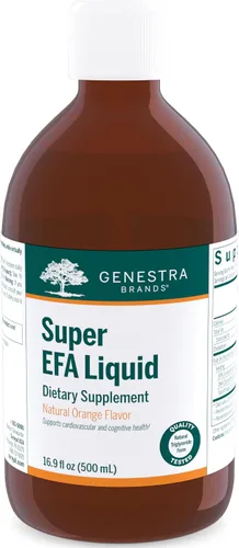 Vista 9 de Genestra Brands Super EFA Liquid Apoya la salud cardiovascular y el desarrollo del cerebro, los ojos y los nervios en los niños* 6.8 onzas