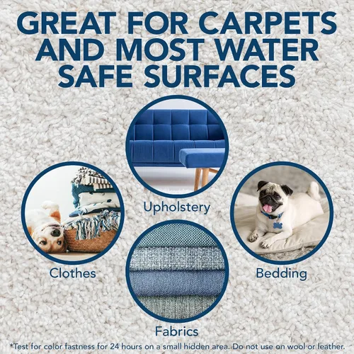 Vista 6 de Simple Solution Oxy Charged - Removedor de manchas y olores de mascotas, limpiador de mascotas, removedor de manchas de alfombras, 3 veces más poder