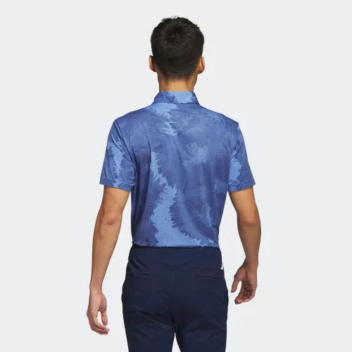 Vista 3 de adidas Men's Flower Mesh Golf Polo Shirt
