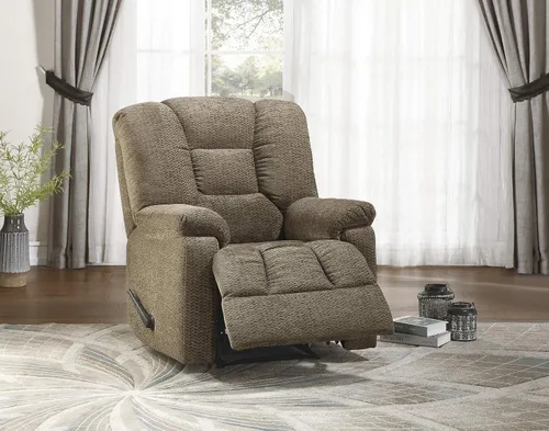 Vista 2 de Homelegance Silla reclinable manual, marrón