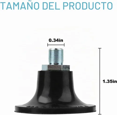 Vista 7 de 49-36-0800 Se adapta a Milwau-kee 2438-20 M-12 Pulidora 2" Almohadilla de respaldo