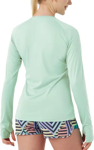 Vista 3 de SG Edge Camisa estándar de manga larga con cremallera de 14 y secado rápido para mujer