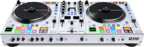 Vista 9 de Rane ONE MKII - Controlador motorizado Serato DJ Pro con 2 cubiertas, FX interno, control de Deep Stems para DJs de Scratch, clubes y eventos