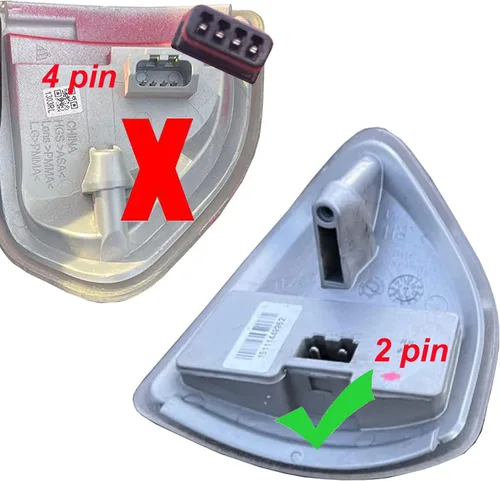 Vista 3 de Jinfili Espejo de remolque lateral LED de repuesto para Dodge Ram 1500, 2010-2018, Dodge Ram 2500 3500 68302828AA 68302829AA lente transparente