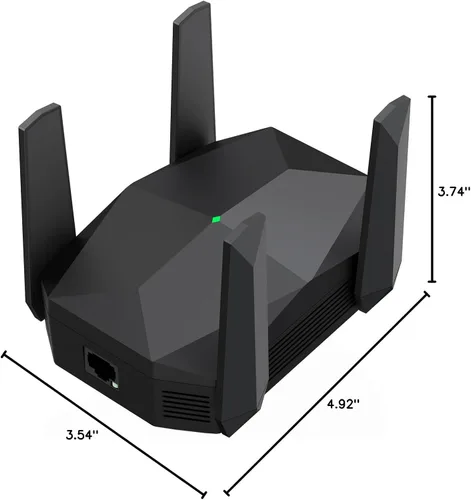 Vista 7 de Extensor de Rango WiFi 6 AX3000 de 2025, Extensor de Señal WiFi con Puerto Ethernet Gigabit, Repetidor WiFi de Banda Dual (2.4G y 5.8G) Cubre hasta
