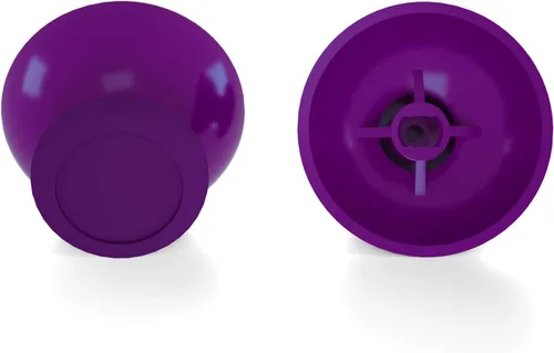 Vista 6 de eXtremeRate Palillos de mando 3D de repuesto color morado palillos de pulgar analógicos con destornillador cruzado para mando Nintendo Switch Pro