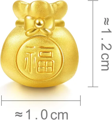 Vista 6 de Chow Sang Sang 999 - Pulsera de oro macizo de 24 quilates para mujer 89197C Oro macizo de 24 quilates