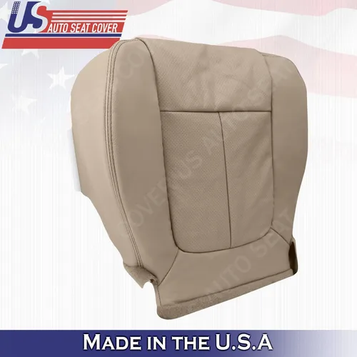 Vista 2 de 2011 2012 2013 2014 para Ford F150 Lariat Driver Bottom Cubierta de cuero perforada marrón