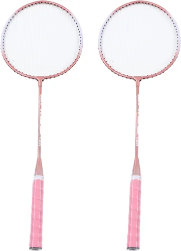 Vista 8 de Raqueta de bádminton, marco en forma de T, agarre antideslizante, raqueta profesional para principiantes, estudiantes, entrenamiento, escuela