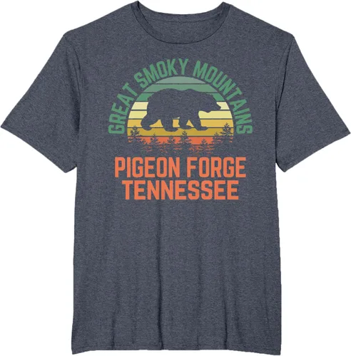 Vista 61 de Camiseta Pigeon Forge Great Smoky Mountains National Park Tennessee, Negro, S