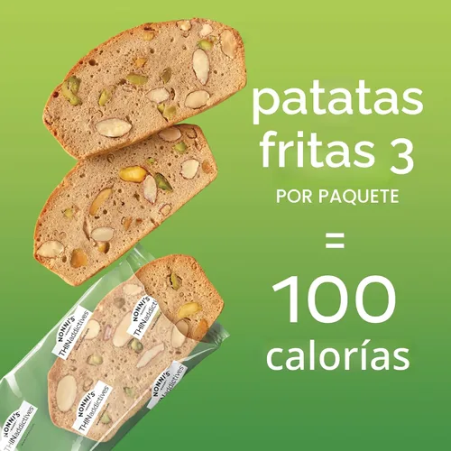 Vista 4 de Nonni's Pistachio Almond Thins (18 galletas - 6 paquetes de 3)