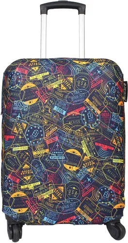 Vista 22 de Explore Land Funda protectora para maleta aprobada para volar, se adapta a maleta de 18 a 32 pulgadas, L Montañas Amber