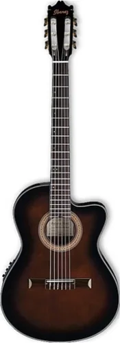 Vista 3 de Ibanez GA35TCEDVS Guitarra electroacústica - Estallido de energía parecido al violín oscuro