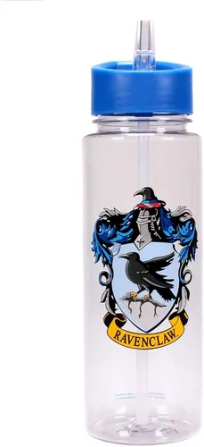 Vista 9 de Half Moon Bay Botella de agua Botella de agua Hufflepuff de Harry Potter con popote Botella de bebidas Botellas de agua para niños con popote