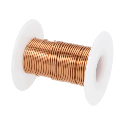 Vista 64 de MECCANIXITY - Alambre magnético de calibre 46 AWG - 0.04mm Hilo de cobre esmaltado - Bobina de alambre magnético de 14669 pies (4471m) - 50g Grado F