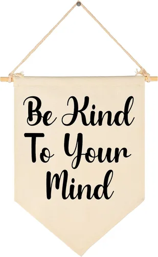 Vista 20 de Está Bien Cometer Errores - Banner de Educación en Salud Mental - Lona de Afirmaciones Positivas y Citas Decorativas para Maestros, Niños