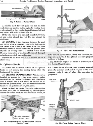 Vista 8 de 1956 Ford Pickup Truck Shop Manual de reparación Libro