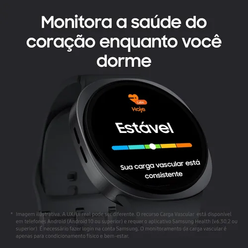 Vista 7 de SAMSUNG Galaxy Watch 8 1.732 in Reloj inteligente AI con AMOLED de 1.47 pulgadas, Wear OS 6, Wi-Fi, Bluetooth, frecuencia cardíaca, rastreador