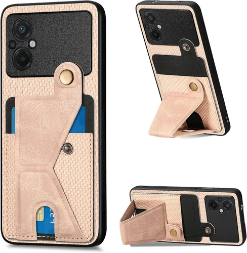 Vista 220 de Funda para Oppo K10x / OnePlus Nord CE 2 Lite 5G Funda para Realme 9 5G / 9 Pro / Q5 / V25 Funda de piel sintética con ranuras para tarjetas