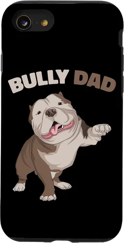 Vista 18 de American Bully Dad Dog Owner Father Funny Men Case for iPhone 17